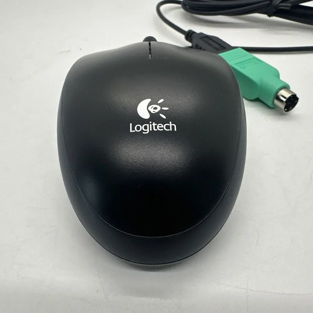 Logitech B120 USB Optical Wired Scroll Mouse (Black) 5.0V 100mA Combo Optical